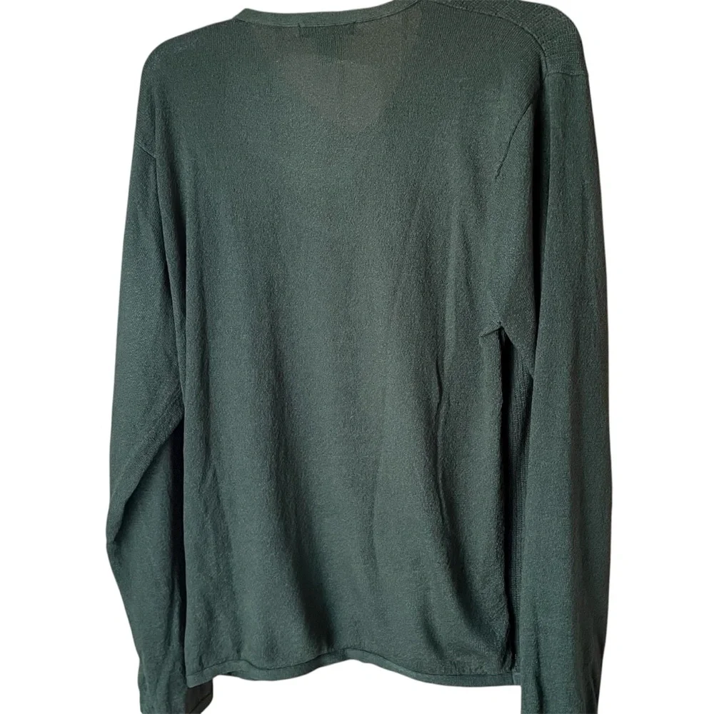 Kenneth‎ Cole Vintage Green V-Neck Sweater, XL